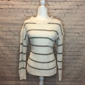 American Eagle Striped Knit Sweater
